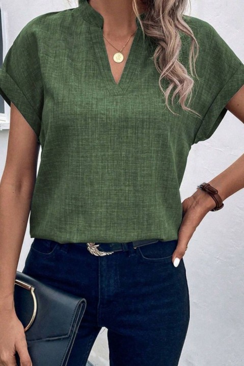 Ženska bluza VOELINA GREEN, Boja: zelena, IVET.RS - Nova Kolekcija