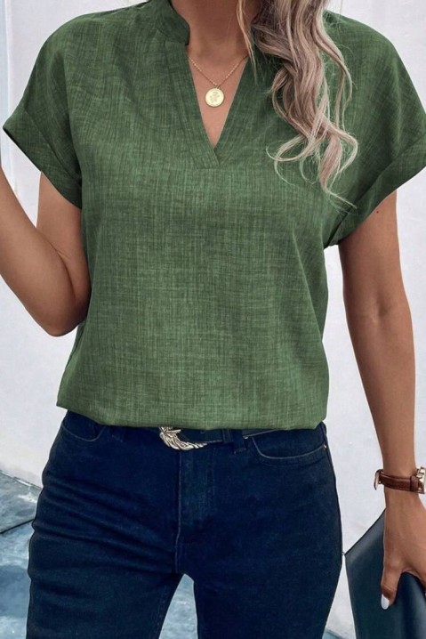Ženska bluza VOELINA GREEN, Boja: zelena, IVET.RS - Nova Kolekcija