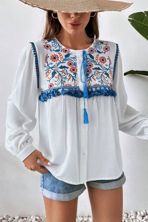 Ženska košulja REMOELFA, Boja: bela, IVET.RS - Nova Kolekcija