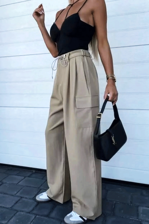 Pantalone NERMOLDA BEIGE, Boja: bež, IVET.RS - Nova Kolekcija