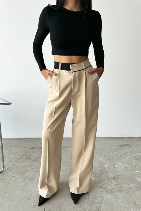 Pantalone MEDIASA BEIGE, Boja: bež, IVET.RS - Nova Kolekcija