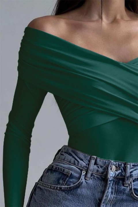 Bodi - bluza VELIENA GREEN, Boja: zelena, IVET.RS - Nova Kolekcija