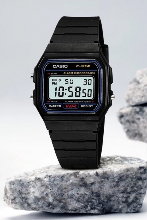 Muški sat CASIO F-91W-1YEG, Boja: crna, IVET.RS - Nova Kolekcija