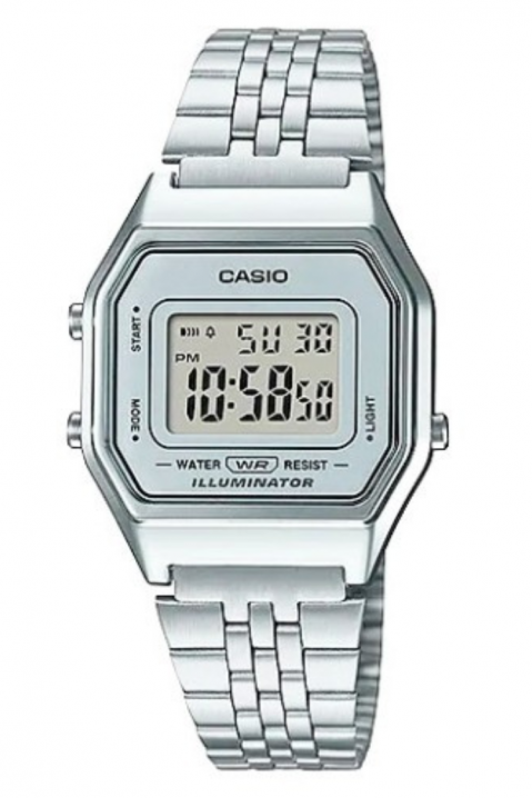 Ženski sat CASIO LA680WA-7DF Retro Collection, Boja: srebrna, IVET.RS - Nova Kolekcija