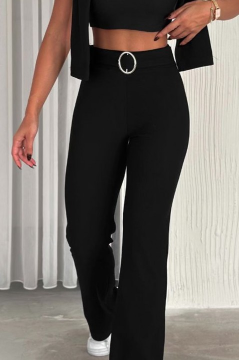 Pantalone MARVIENA BLACK, Boja: crna, IVET.RS - Nova Kolekcija