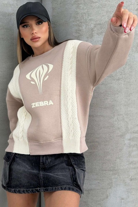 Ženska bluza LUDOVENA BEIGE, Boja: bež, IVET.RS - Nova Kolekcija