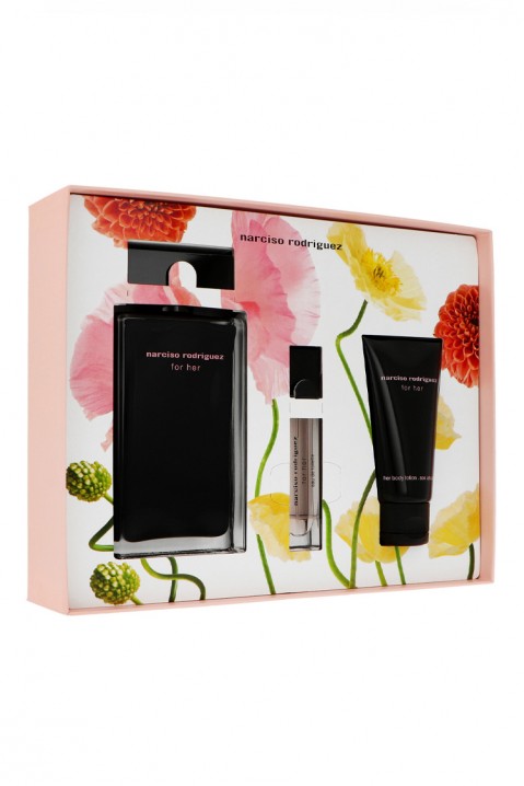 Ženski komplet Narciso Rodriguez For Her EDT 100 ml + Mini 10 ml + Body Lotion 50 mlIVET.RS - Nova Kolekcija