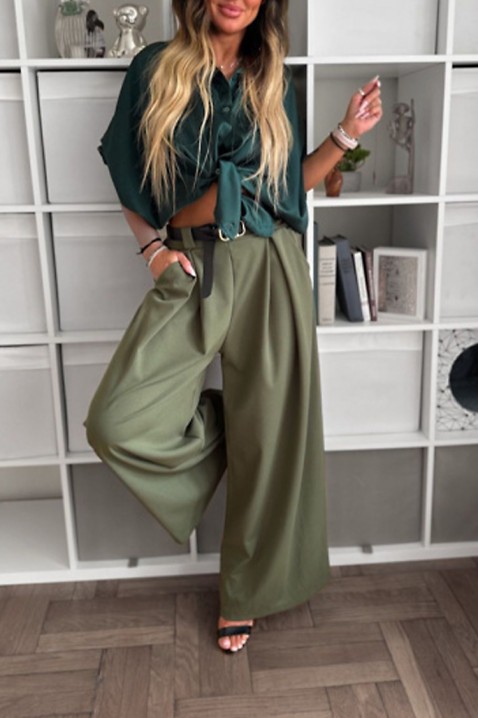 Pantalone VERLINZA GREEN, Boja: maslinasto zelena, IVET.RS - Nova Kolekcija