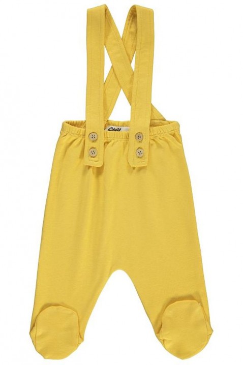 Pantalone sa stopicama za bebe RORZI YELLOW, Boja: žuta, IVET.RS - Nova Kolekcija