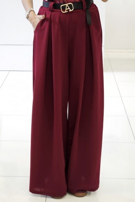 pantalone GOLEXA BORDO